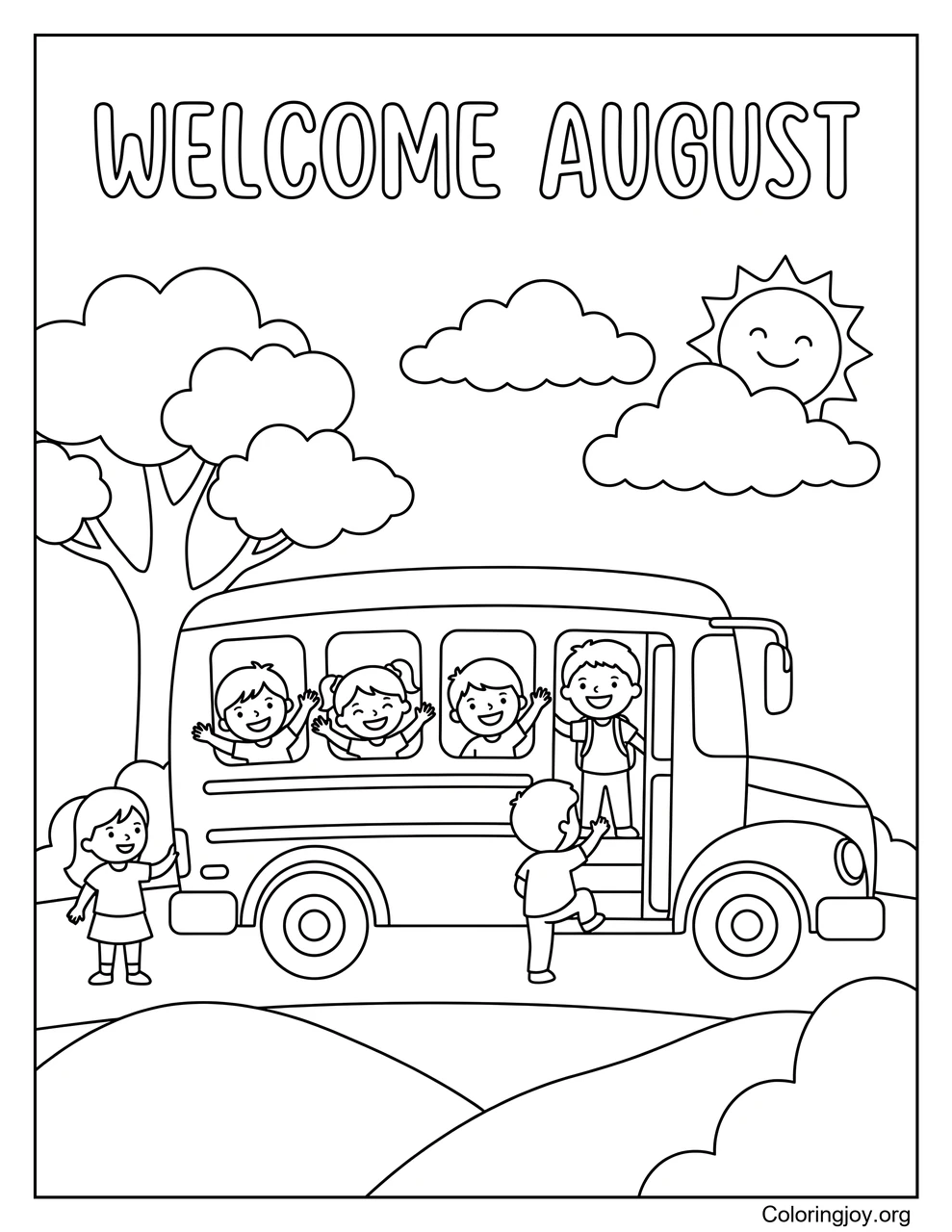Aventura en el autobús escolar