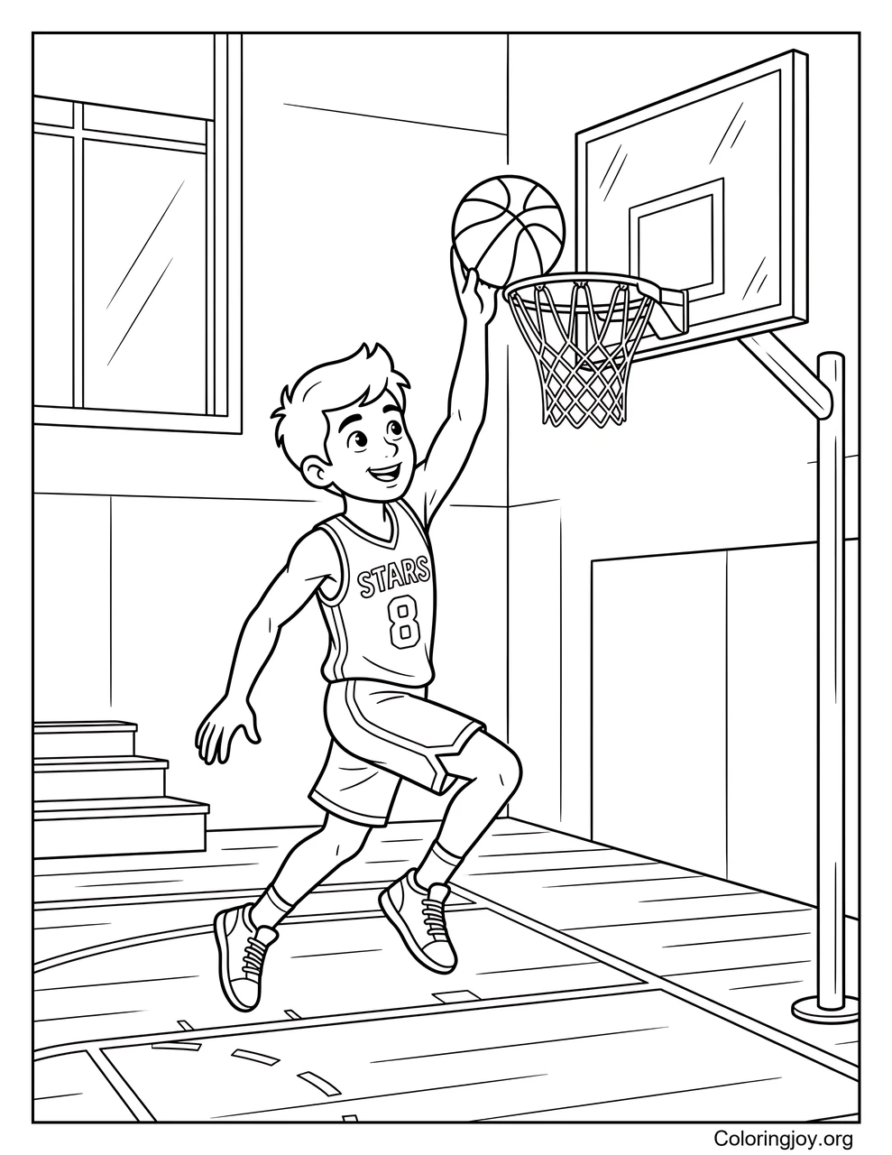 Bandeja de baloncesto