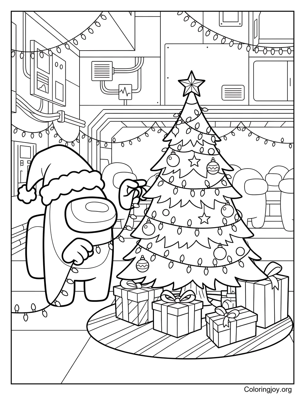 Celebra la Navidad con Among Us
