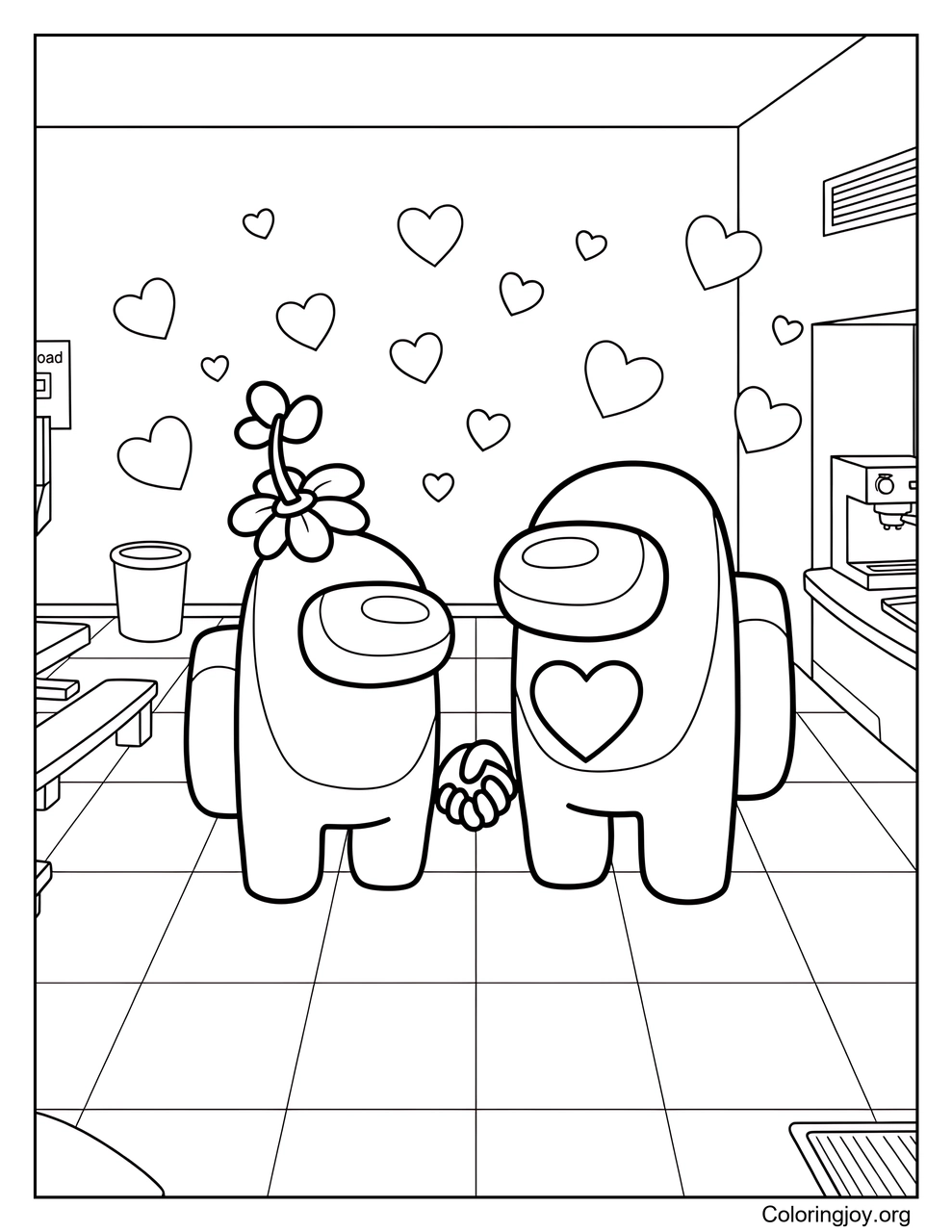 Comparte la diversión con Valentine Among Us