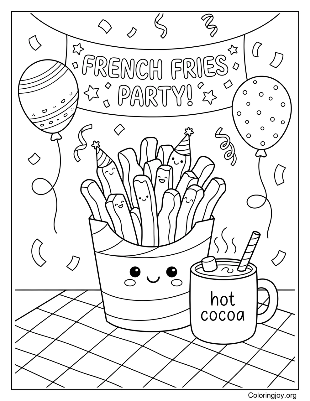 Fiesta de papas fritas