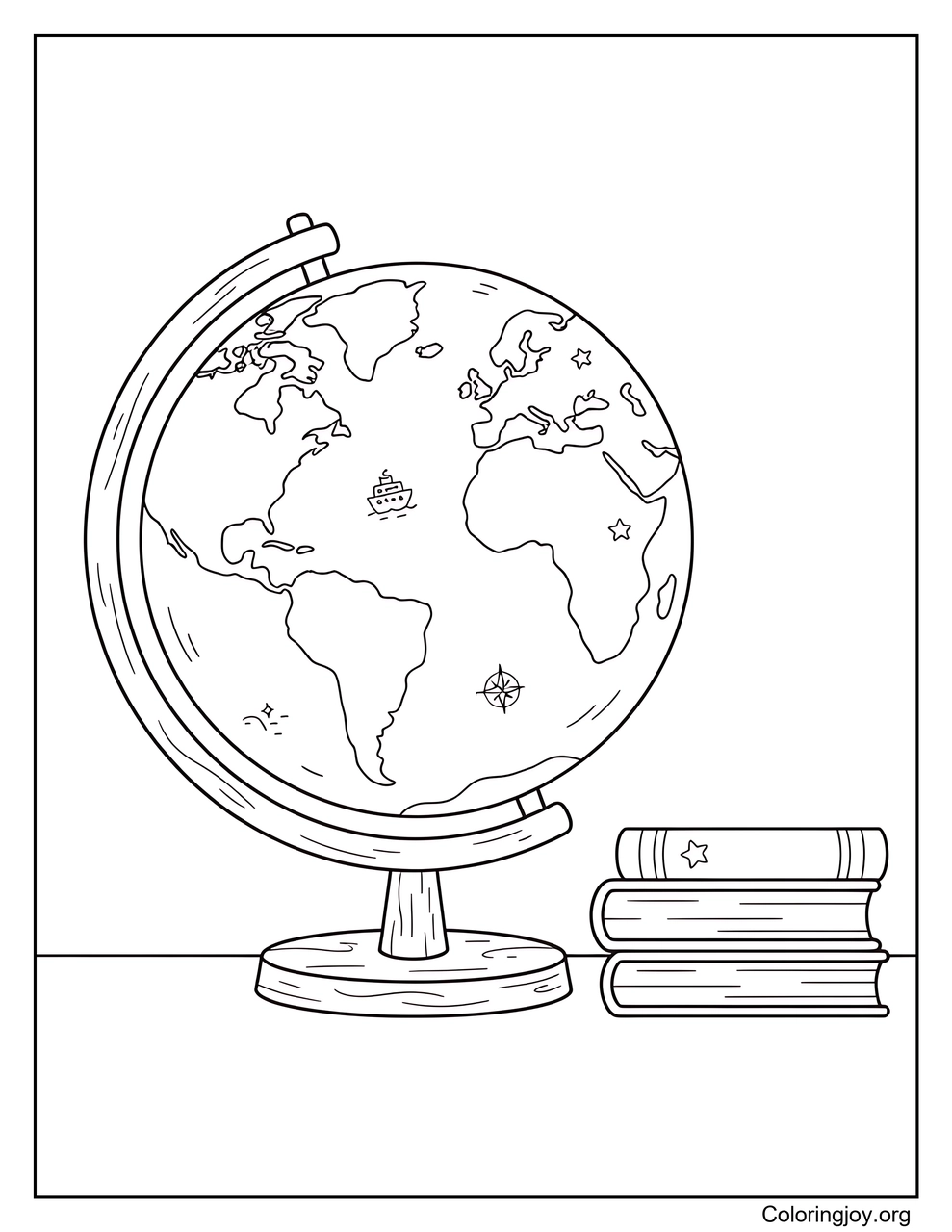 Globo terráqueo de aprendizaje