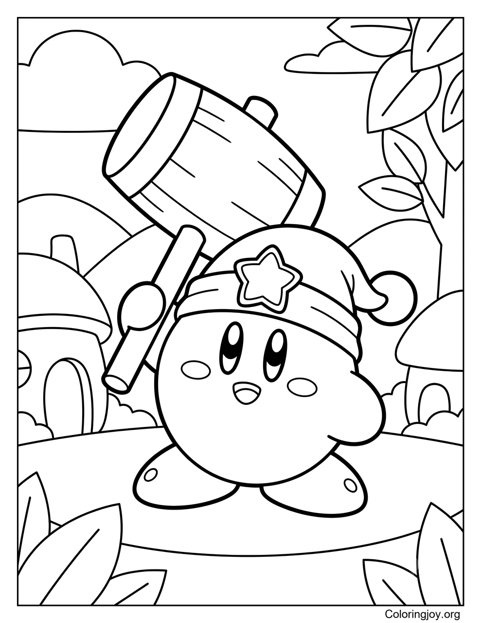 Kirby, habilidad con el martillo