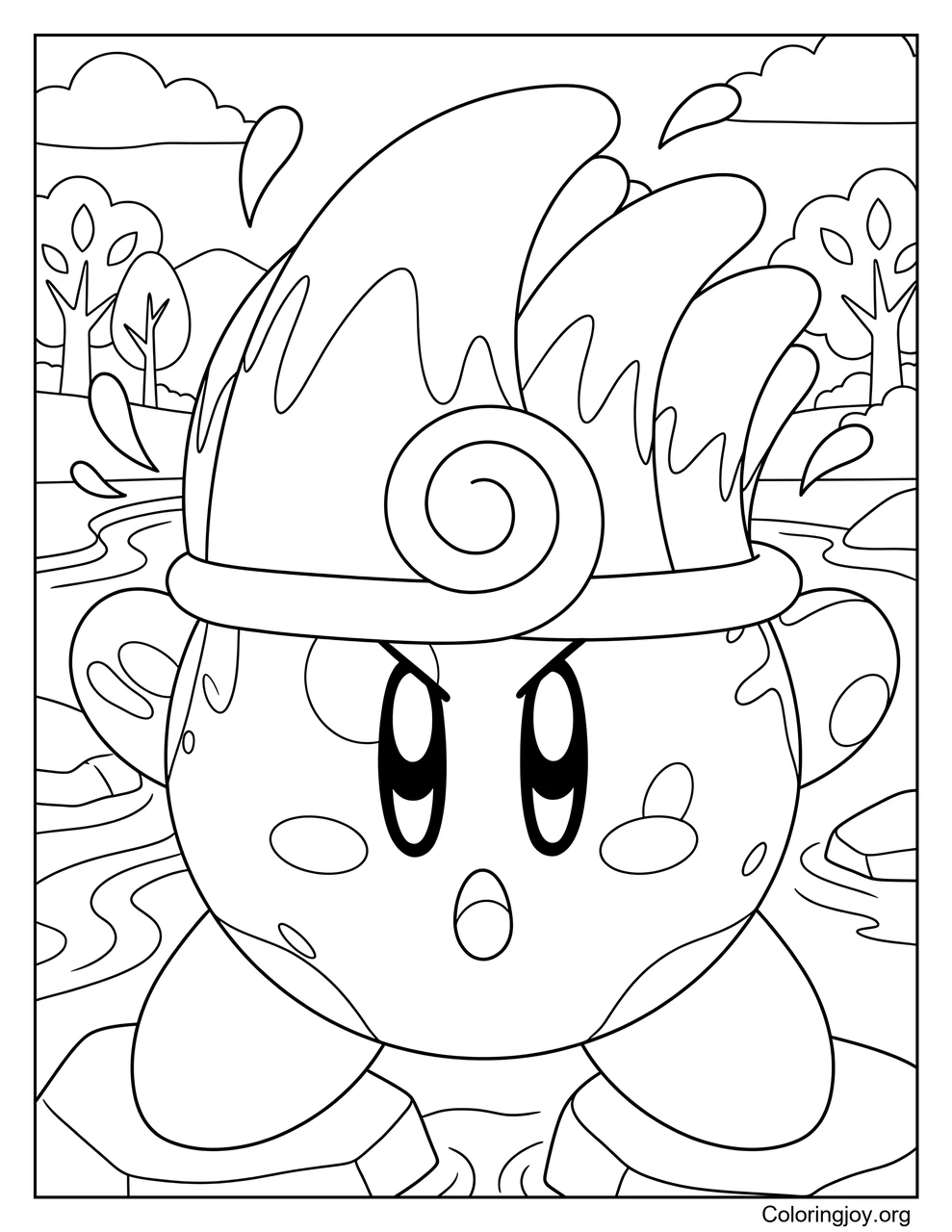 Kirby, habilidad en el agua