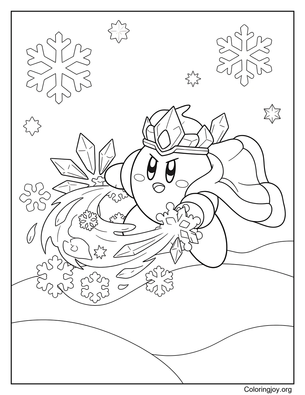 Kirby, habilidad de hielo