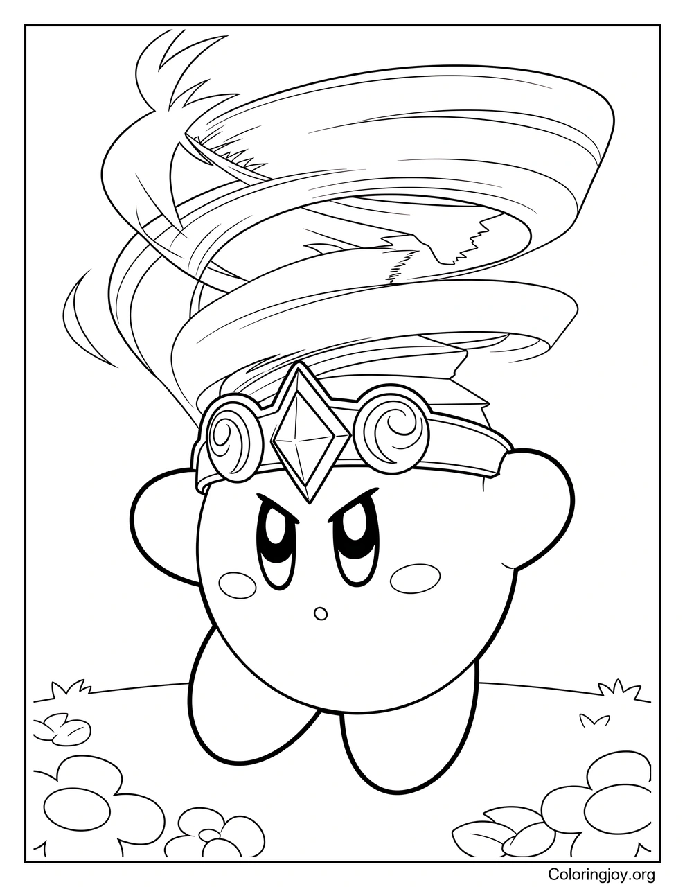 Kirby, habilidad del tornado