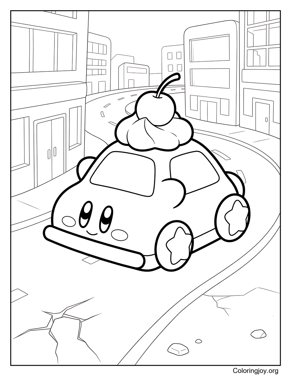 Modo boca de coche Kirby