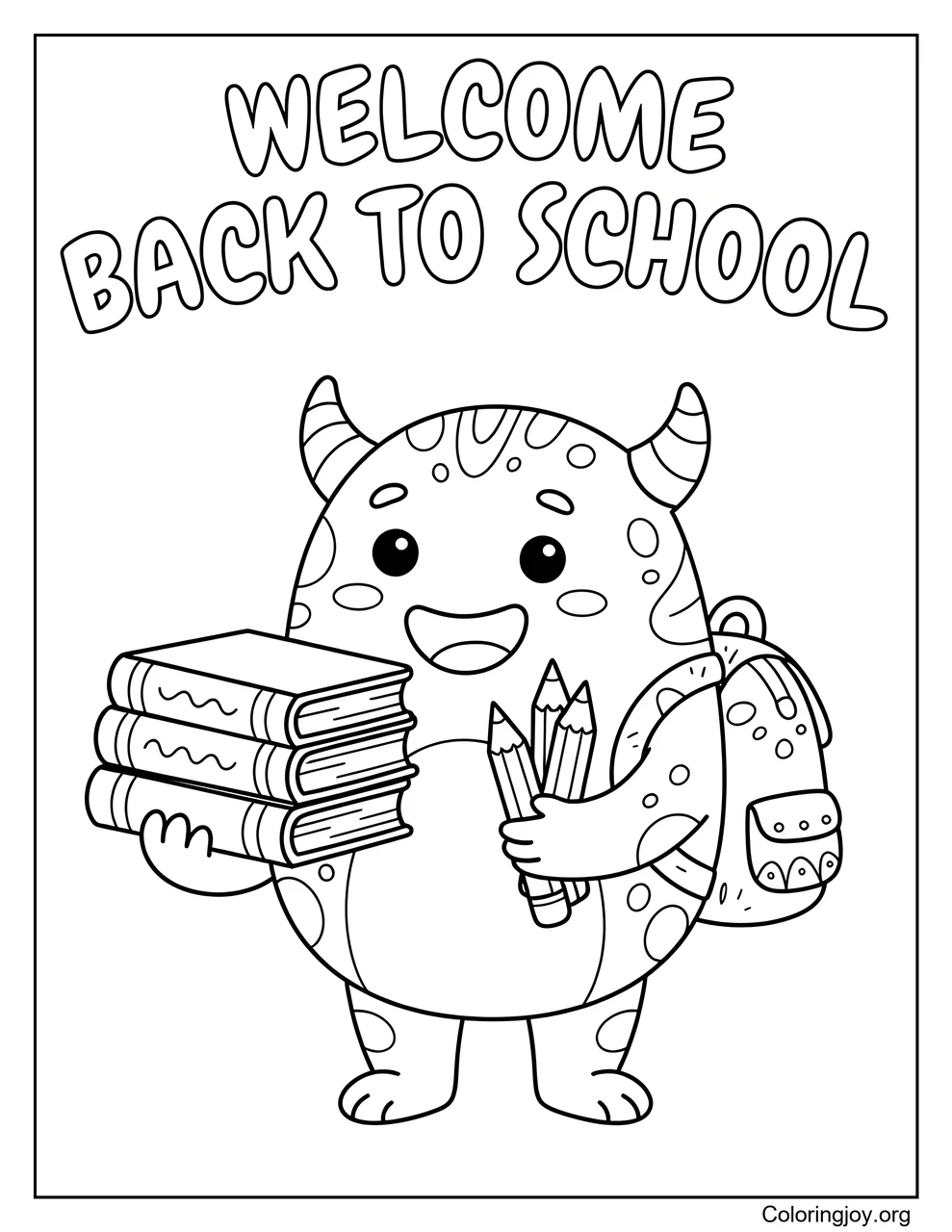 Monstruo escolar amigable