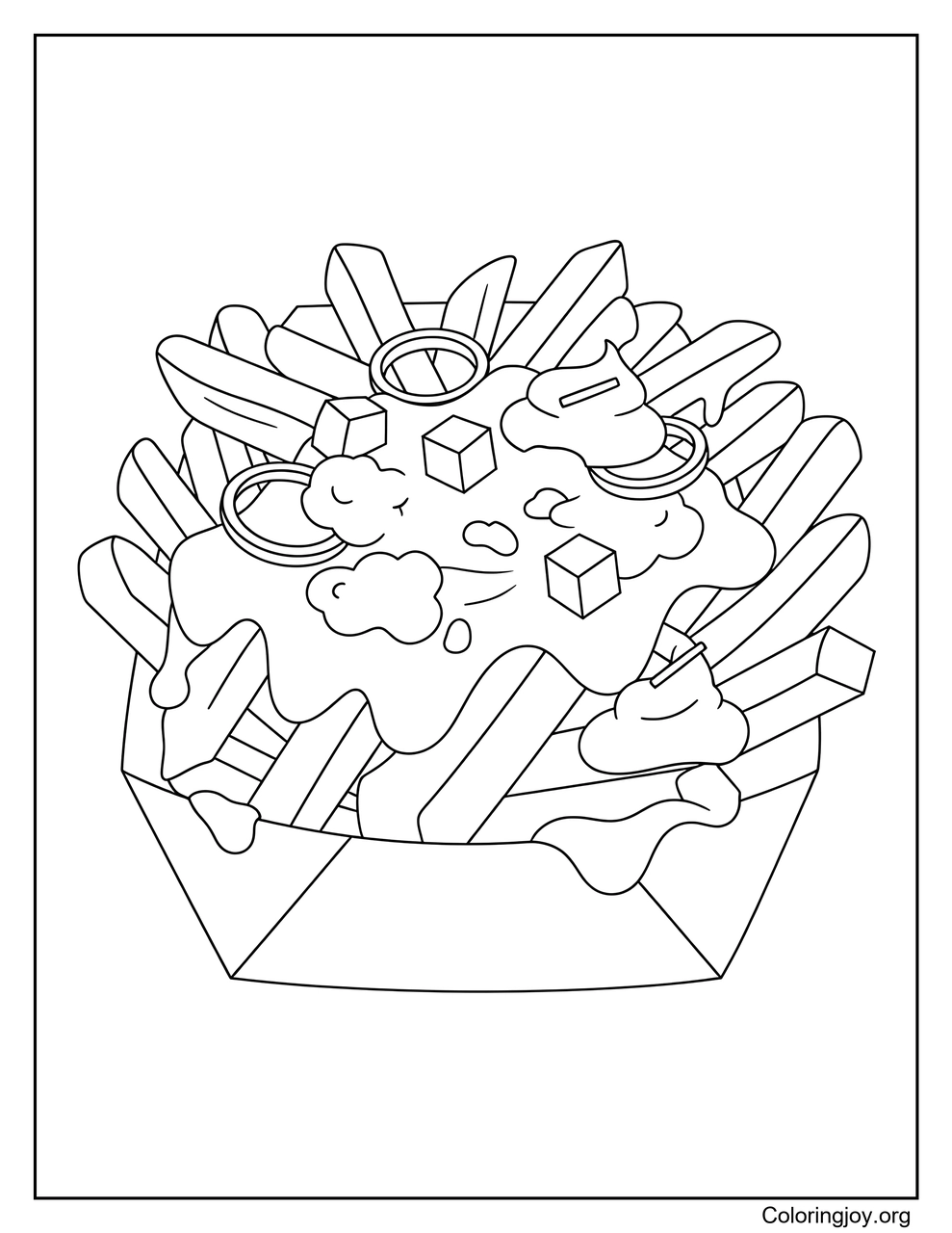 Papas fritas cargadas