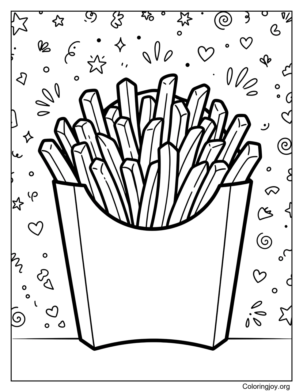 Papas Fritas De Comida Rápida