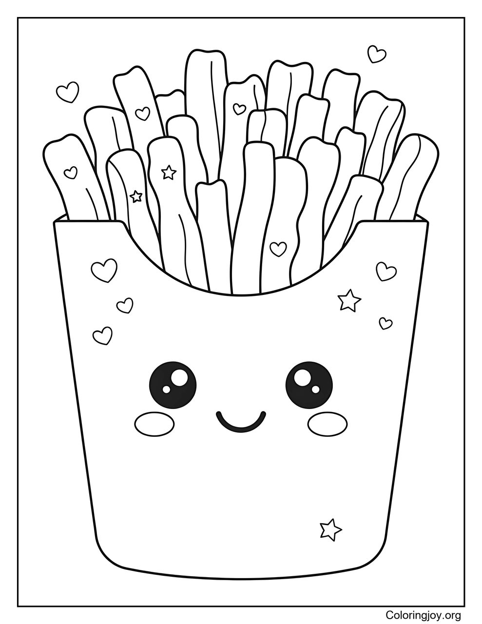 Papas Fritas Kawaii