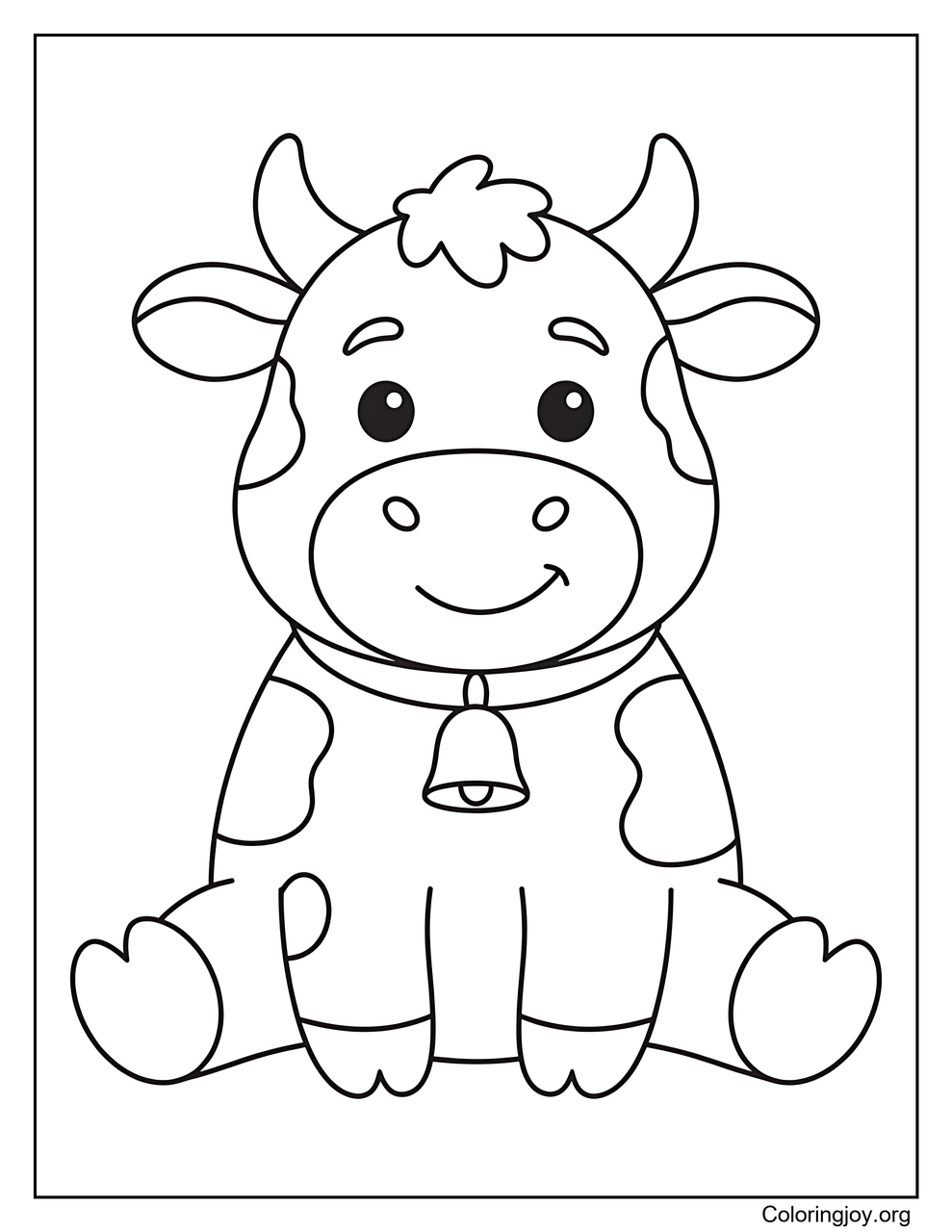 Vaca de dibujos animados