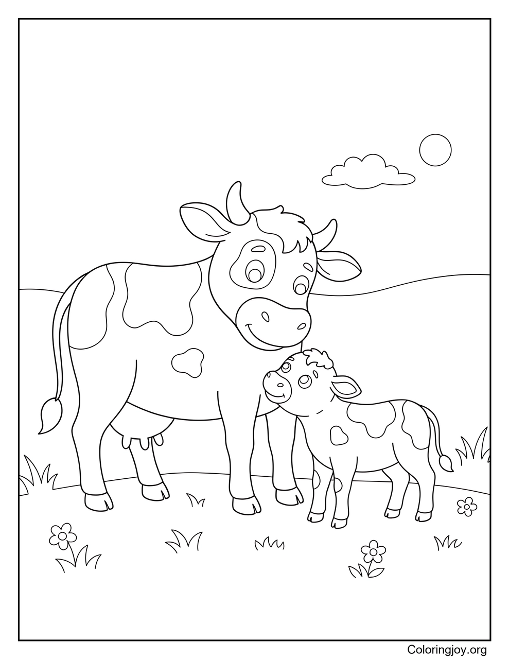 vaca y ternero