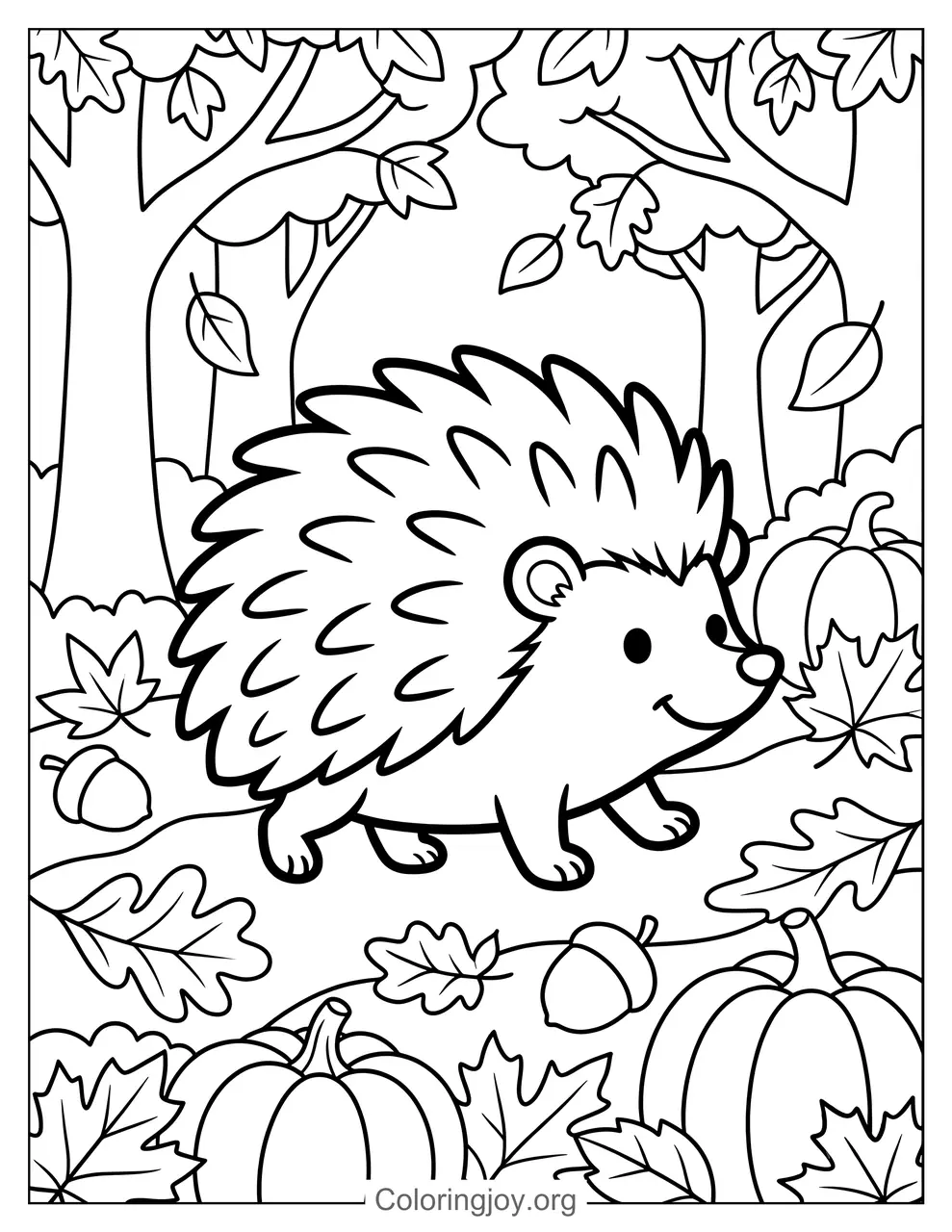Fall Hedgehog