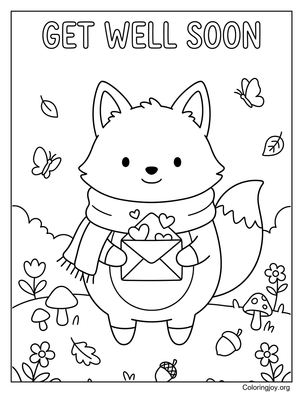 Fox Sending Warm Wishes