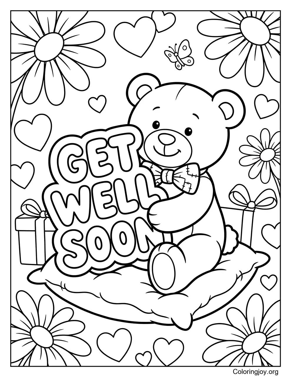 Get Well Soon Teddy Bear