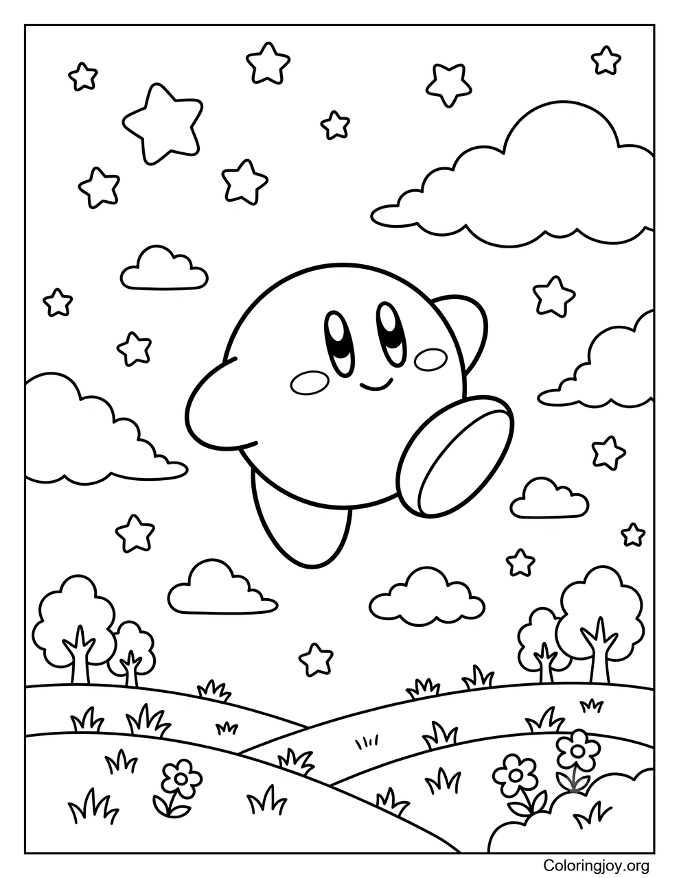 Flying Kirby