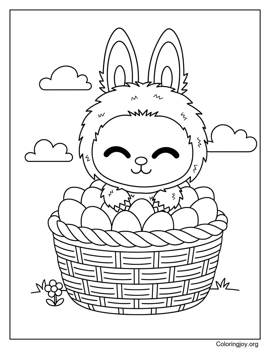 Labubu's Sweet Easter Basket