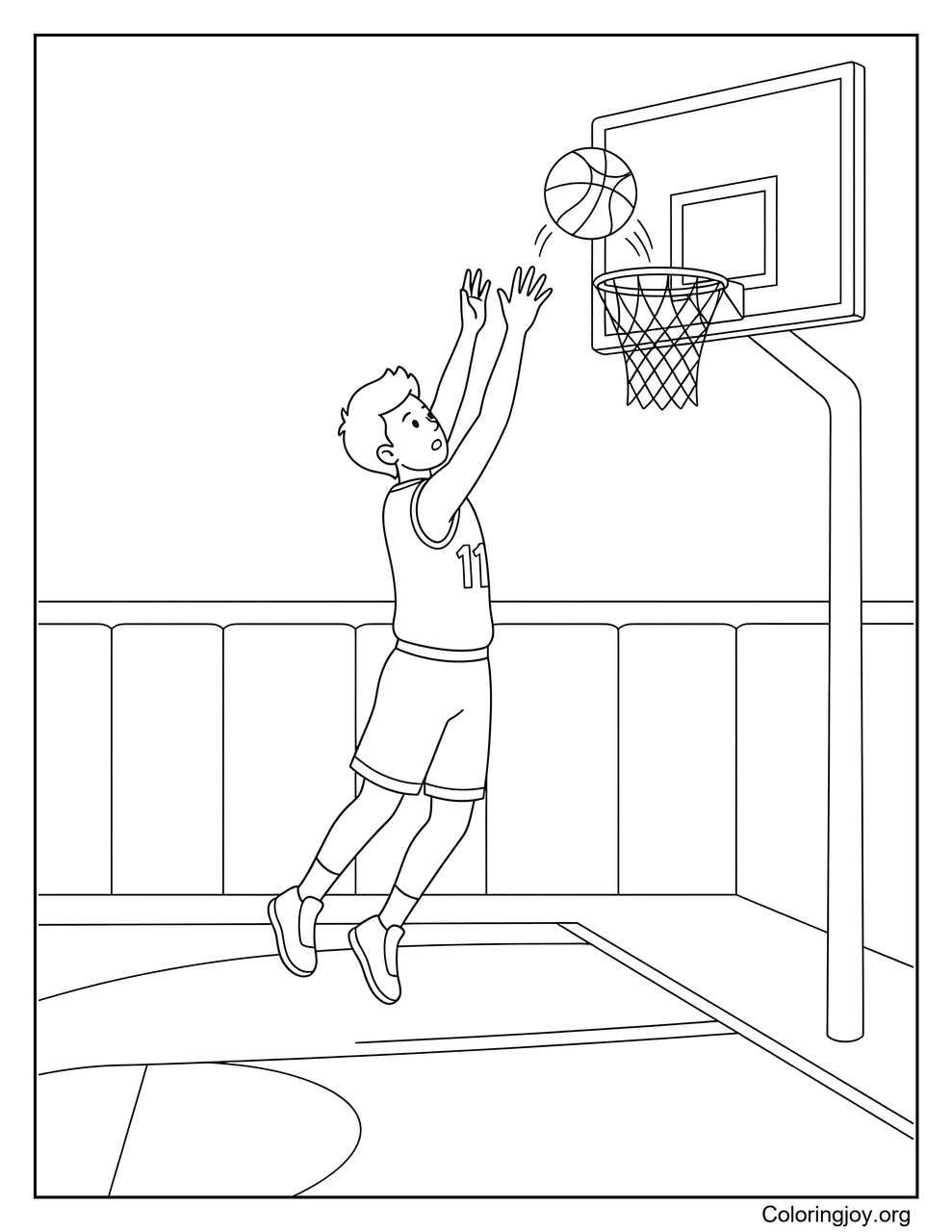 Rebound Coloring Sheet