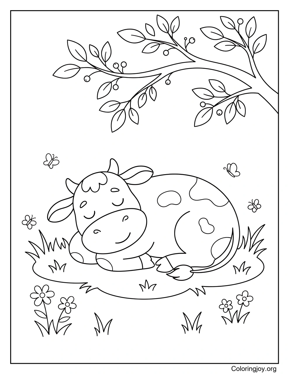 Sleeping Cow