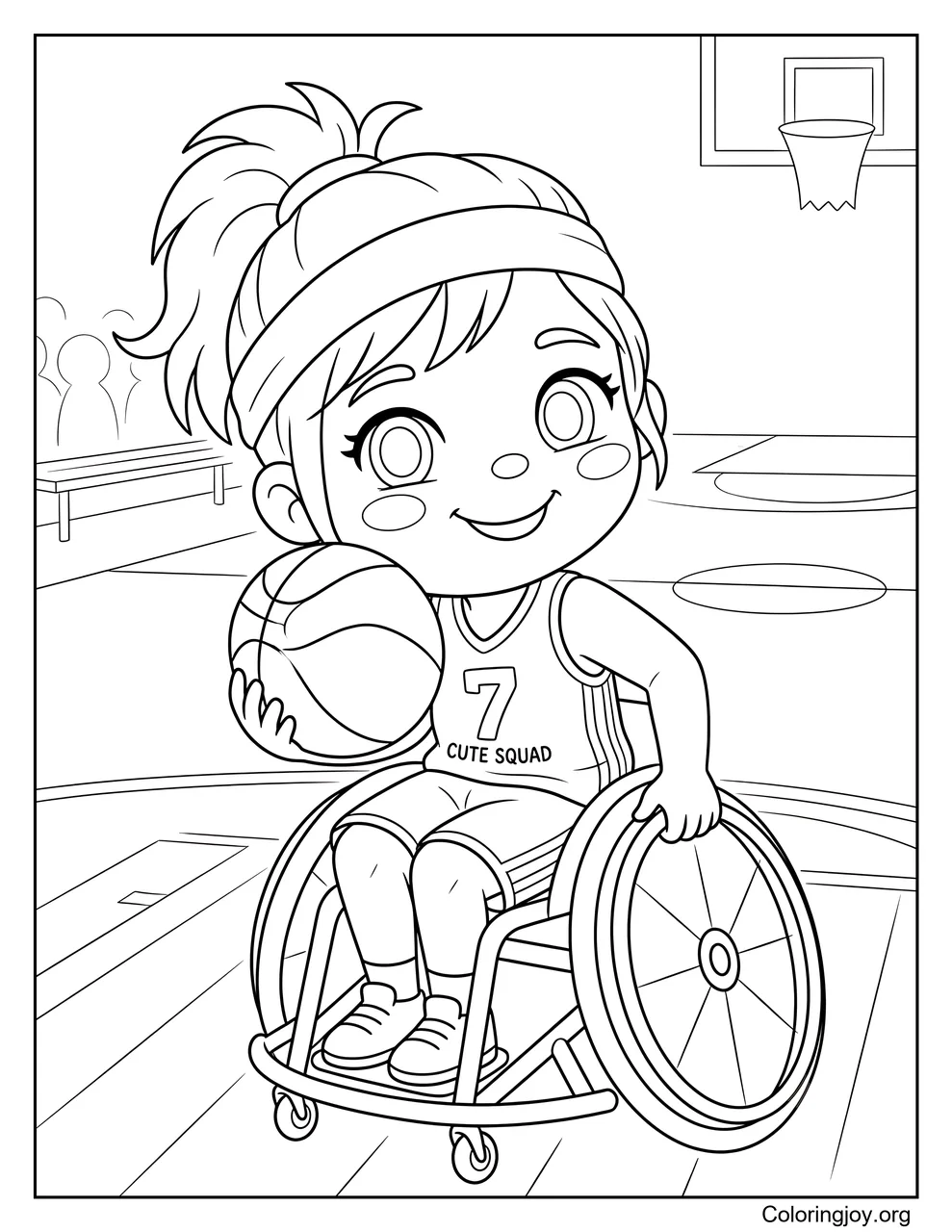 Wheelchair Basketball Player