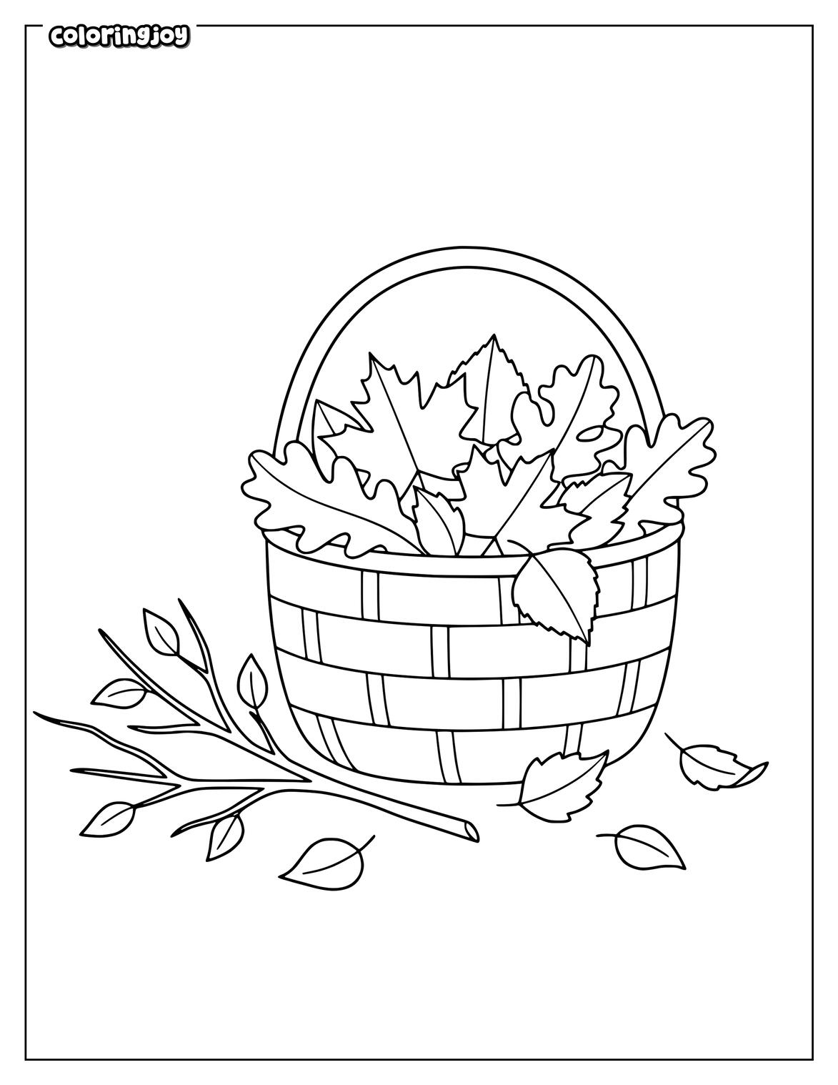 Fall Leaves Coloring Pages (Free Printables)