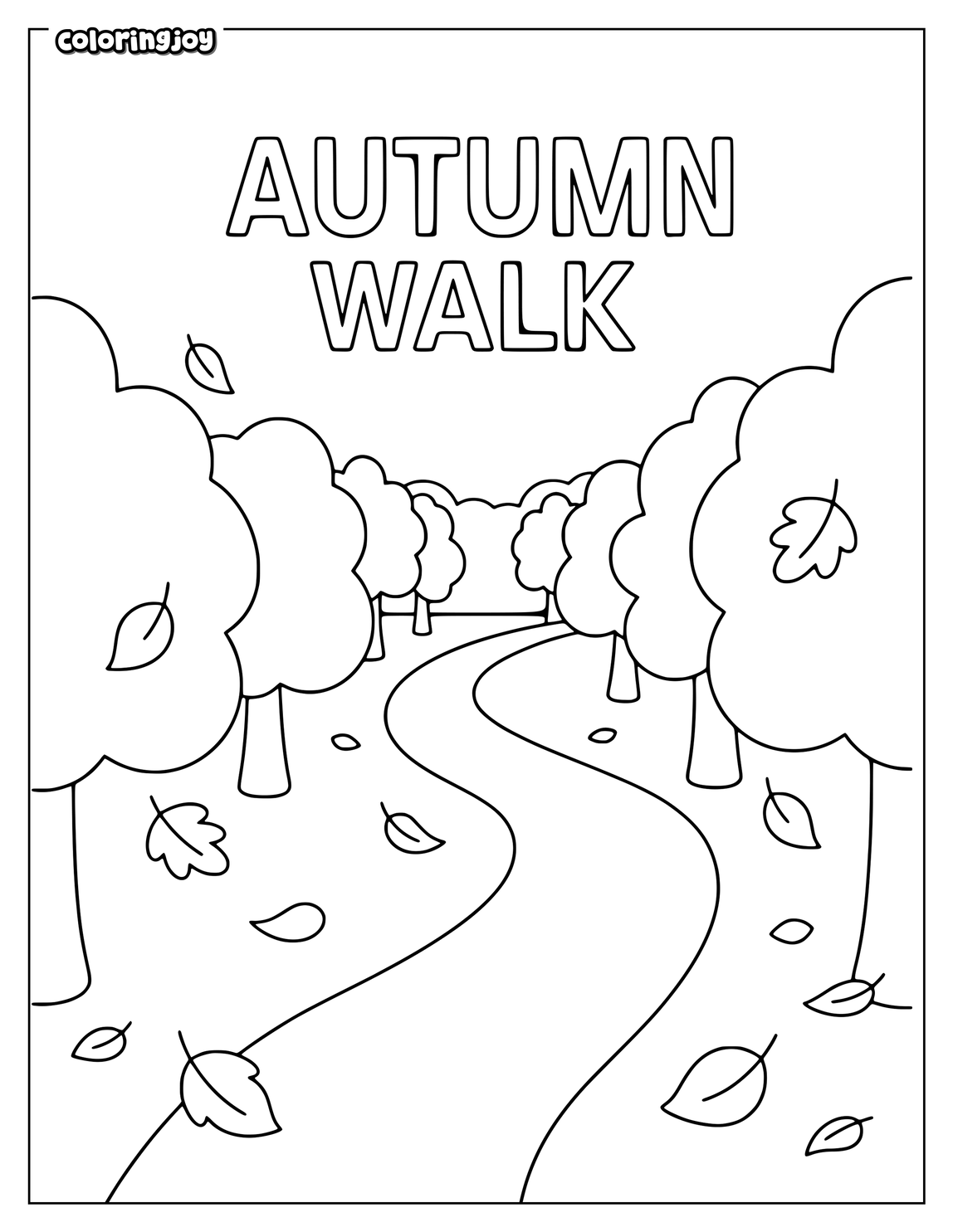 Fall Coloring Pages