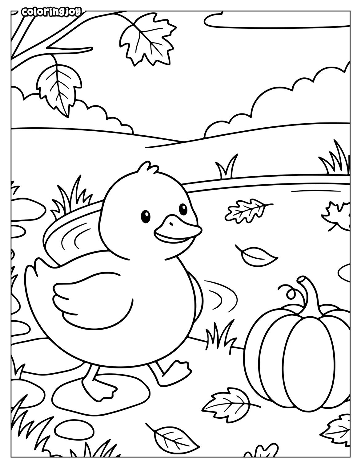 Bear Apple Harvest Coloring