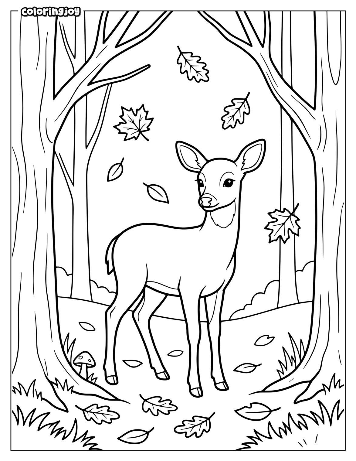 Hedgehog Sitting Beside Pumpkin Coloring Page