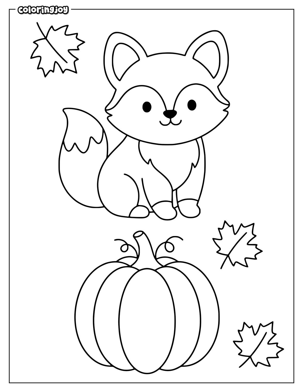 Cozy Autumn Animal Friends