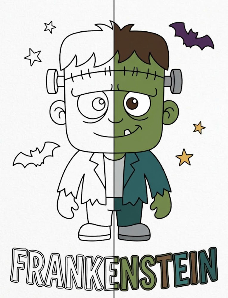 17+ Halloween Monster Coloring Pages (Printable Free PDFs)