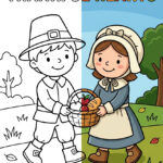 Thanksgiving Day Coloring Pages