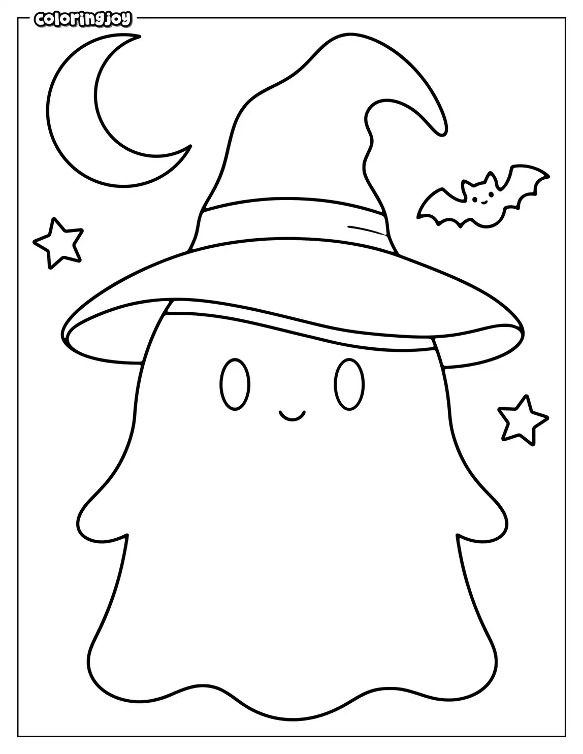Little Ghost in a Witch Hat