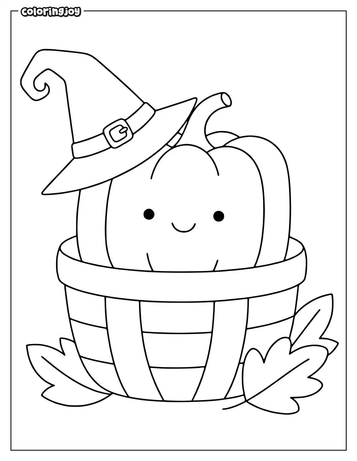 Square pumpkin tucked inside a harvest basket