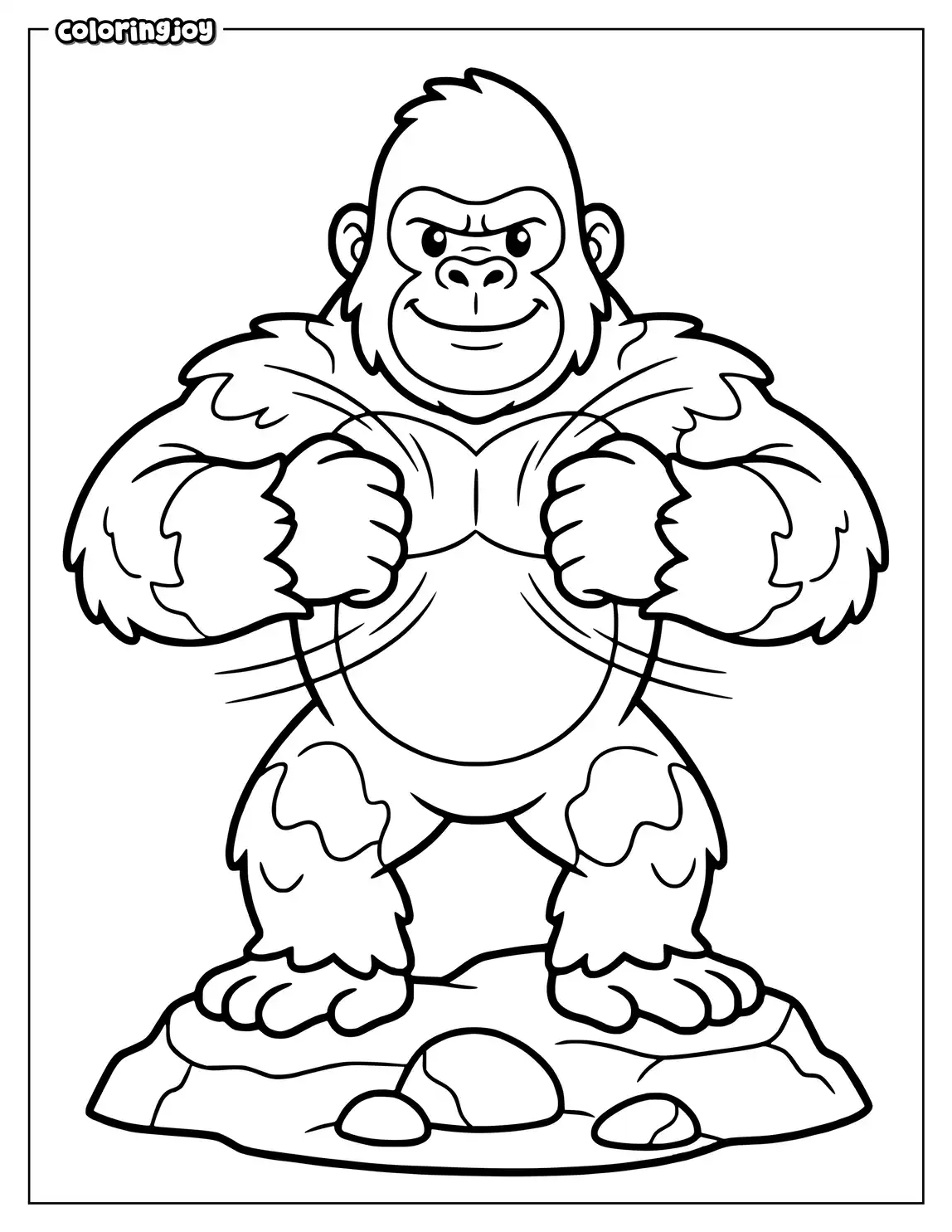 Watch King Kong Beat His Chest with Both Fists