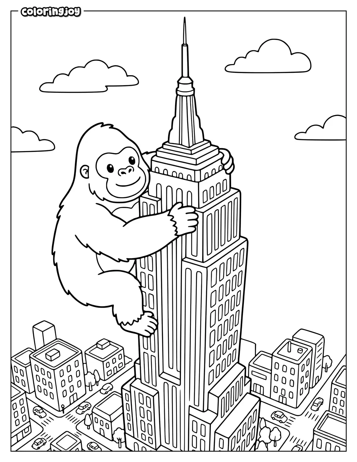 King Kong Makes His Way Up the Empire State Building